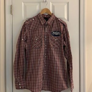 Men’s Black Label Button Down Shirt
